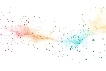 Wall Mural - Global network connection world map , Generative AI