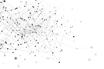 Wall Mural - Global network connection world map , Generative AI