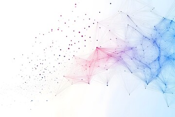 Wall Mural - Global network connection world map , Generative AI