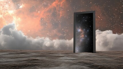 Wall Mural - cosmic doorway to another dimension.