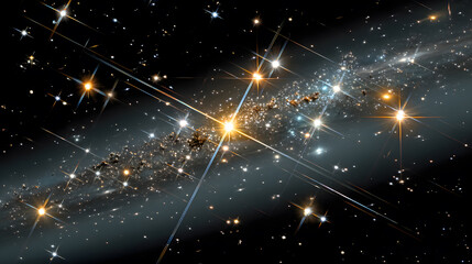Wall Mural - Spiral Galaxy and Starfield in Space