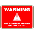 © 206925HARY - Warning, This vehicle is fitted with a GPS tracking device monitored by the police, sticker vector