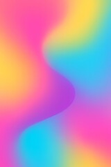 Wall Mural - Vibrant Colorful Abstract Gradient Background Design