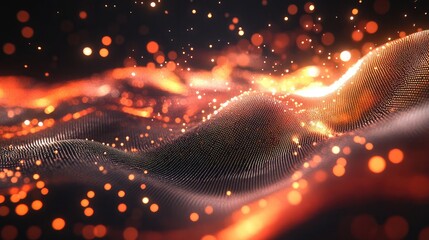 Illuminated dots and lines creating a webbed sphere on a black background, symbolic of global networks