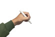 © Dadan - male hand holding whiteboard marker isolated on white background