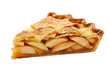 © BANO'S - Deliciously baked apple pie slice showcasing golden crust and fresh apple filling, perfect for autumn gatherings isolated on transparent background