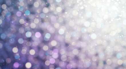 Wall Mural - shimmering lights background - abstract background of out-of-focus lights, purple and white bokeh, s