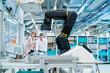 © Westend61 - production hall, industry, business, industrial robot, meeting