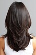 © Wimon - A head of styled hair, showing the results of professional styling - transformation long haircare hair curly