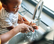 © Lumos sp - child mother hand hygiene family water clean care washing boy son soap woman bathroom together health female little healthy sink home routine morning parent cleaning kid