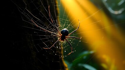 spider on web