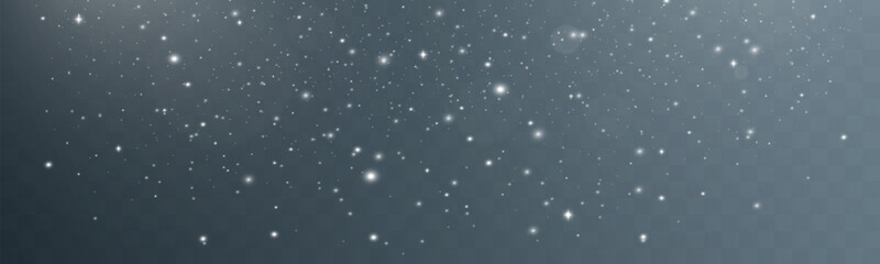 Wall Mural - bright glowing sparkles on a transparent background, resembling a starry or glittering effect.