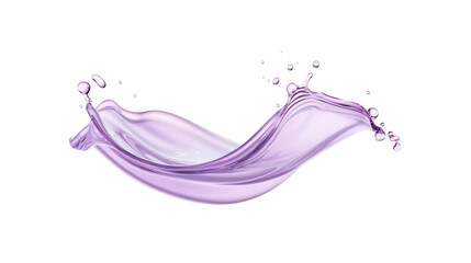 Wall Mural - dynamic purple liquid splash on a dark background, an abstract visual delight