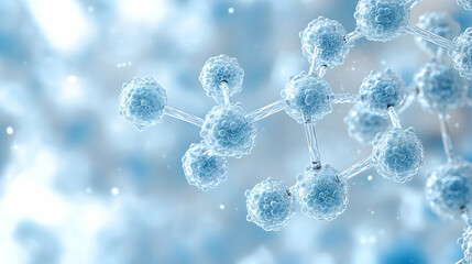 Soft blue bokeh background texture design