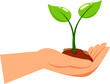 © Irvan - Reforestation Hand Illustration