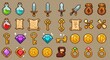 © M.Rivalsyah - Pixel Art Collection of Fantasy Items for RPG Game Assets