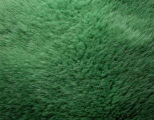 Wall Mural - close-up of soft green fur texture background in vibrant hue