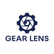 © aldonat - gear camera lens fix flat minimalist logo design