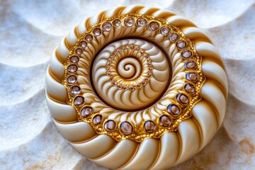 Poster - A simple abstract spiral representing the core of existence, set against a neutral background
