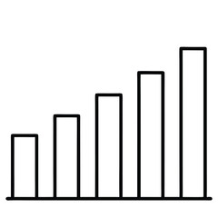 Wall Mural - business graph with arrow