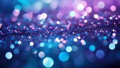 blue bokeh background