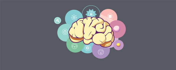 Aufkleber - Artificial intelligence science concept