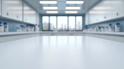 Aufkleber - Modern laboratory tabletop showcasing pharmaceutical and biotech products