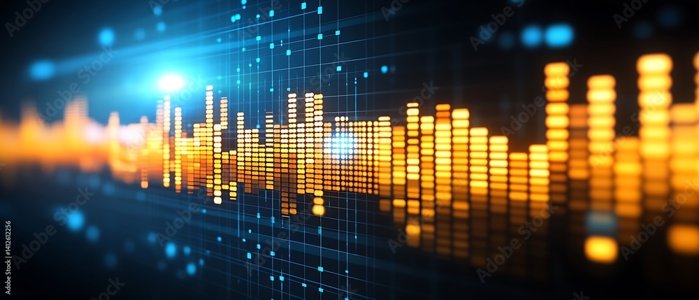 Audio Visualizer, Abstract Design