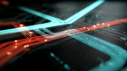 Wall Mural - digital pathways: an abstract representation of intricate digital pathways. the image captures the e