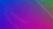 © AI Photo Stock - Abstract Wave Pattern Background - Vibrant abstract background with flowing wave lines in shades of blue, purple, and green. Perfect for website banners, presentations, and designs