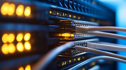 Poster - High Speed Fiber Optic Cables and Network Equipment in Modern Data Center : Generative AI