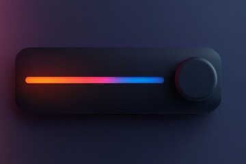 Modern flat ui toggle switch design with vibrant colors for app interfaces