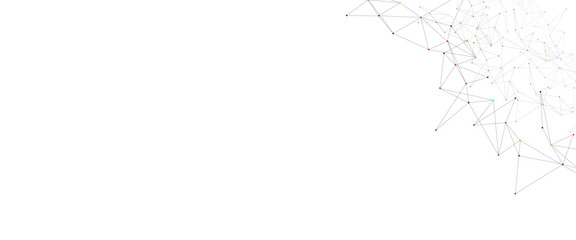 Fototapete - Vector Connect link background. global network technology concept. Digital technology futuristic internet network speed connection white background.