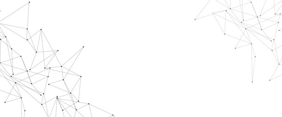 Fototapete -  Vector global network technology concept. Digital technology futuristic internet network speed connection white background.