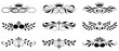 © StockMingle - Elegant Floral Decorative Ornaments Set Vector Design For Invitations And Decorations