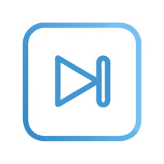 Poster - Forward Button Icon Representing Next Media Playback