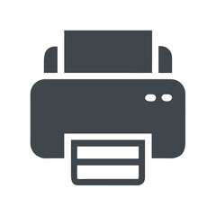 Poster - Printer Icon Representing Print Command