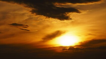 Wall Mural - beautiful sunset sky abstract background timelapse