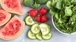 © Bagas - Fresh summer fruits and vegetables