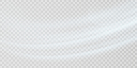 Fototapete - Air flow set of vector elements on a white background. Abstract light effect blowing from an air conditioner, purifier or humidifier. Dynamic blurred flow motion.