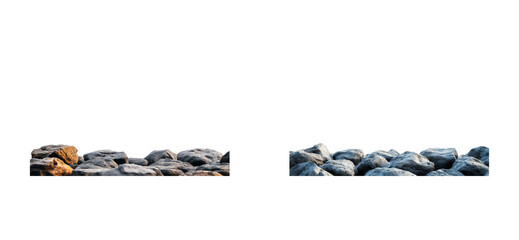 Wall Mural - rocks with transparent background, perfect for design projects