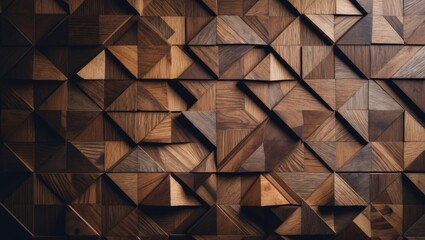 Aufkleber - Marquetry wood surface featuring a natural pattern and texture.