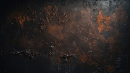 Aufkleber - Dim wall setting. Unoccupied workstation, in front of an abstract box.