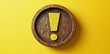 © Viktar - The image features a warning symbol under a magnifying glass set against a bright yellow background with contrast