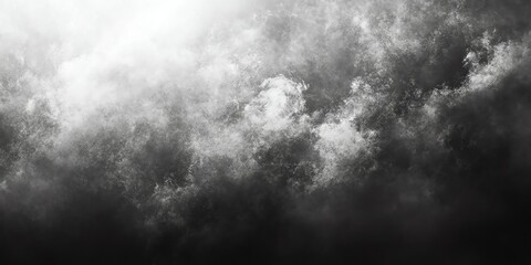 Wall Mural - Dark gray and white smoke swirls create a dramatic abstract texture Perfect for backgrounds or overlays in graphic design projects