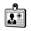 © Shahin reza - Isolated Doctor ID Badge on White Background