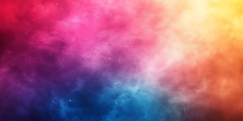 vibrant pink, blue, and orange nebula swirls with sparkling stars create a dreamy cosmic scene perfe