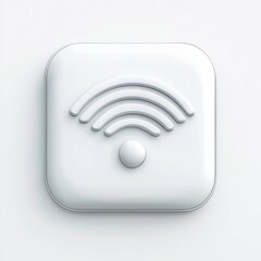 wireless wifi internet connectivity icon button app interface design element