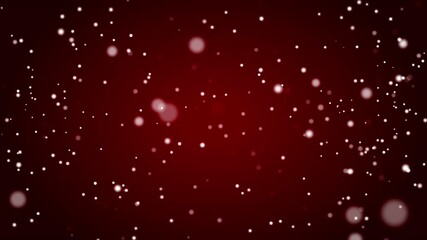 Wall Mural - abstract motion background with defocused round bokeh lights. particle shine 4k abstract background 