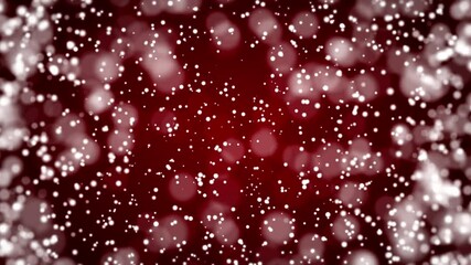 Wall Mural - abstract motion background with defocused round bokeh lights. particle shine 4k abstract background 